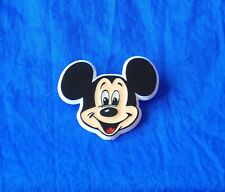Disney Collector Pin MICKEY MOUSE Classic Face Plastic Vintage VGC picture