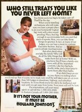1982 Howard Johnson's Motor Lodges PRINT AD Treats You Like You Never Left Home picture