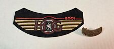 Harley Davidson HOG 2001 Rocker Patch and Pin picture