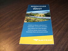 AMTRAK REDISCOVER THE WEST BOOKLET picture