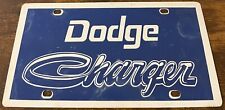 Vintage Dodge Charger Booster License Plate 1966 1967 1968 1969 1970 1971 STEEL picture
