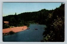 CA-California, Scenic Greeting, Russian River, Vintage Postcard picture