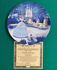 Cinderella Knowles collectors plate w/coa - Disney Treasured Moments - vintage picture