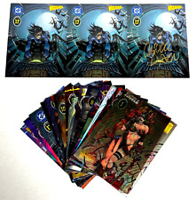 1997 Wizard Magazine Series 4 Card Set 1-30 + Uncut #17 Signed by Chuck Dixon picture