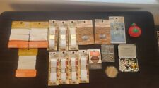 Vintage Sewing Supplies Lot Snaps Elastic Webbing Pins Cushion Some Unopened  picture