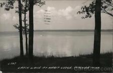 1951 RPPC Walker,MN Leech Lake at Merit Lodge Cass County Minnesota Postcard picture