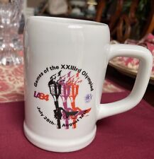 1984 Olympic Games  Souvenir Porcelain Coffee Tea Cup Mug July 28th-August 12th picture