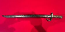 French Model 1866 Chassepot Brass Bayonet Sword Scabbard picture