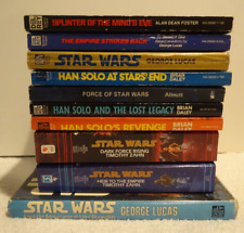 Vintage 10 x Star Wars Books Paperbacks 1970s and 1980s Lot Most First Editions picture