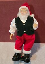 Vtg Hip Swinging Santa Dances to Santa is Coming to Town Battery Operated Works picture