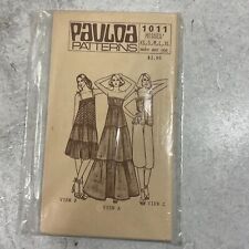 Vintage Hawaiian Pauloa Patterns 1011 Dress Pattern Size XS, S, M, L, XL Uncut picture