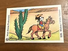 1973-76 Swedish Disneybilder  Mickey I Vilda vastern #520 Trading Card Horse Vtg picture