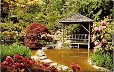 Butchart Gardens Victoria British Columbia BC Canada Tea House Japanese Postcard picture