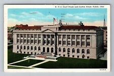 Toledo OH-Ohio, US Court & Custom House Vintage c1946 Souvenir Postcard picture