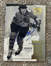 1999-00 Upper Deck Century Legends #25 Larry Robinson signed autographed card picture