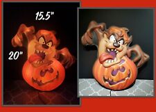 Vintage Taz Halloween Light Up Wall Hanging 1997 TAZOLANTERN picture
