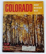 1967 Colorful Colorado VTG Travel Magazine UT NM WY Autumn Colors Western Movie  picture