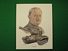 PERSHING WWII Tank Art Print Jody Harmon picture
