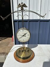 Vintage Sessions United Scale of Justice Electric Clock Made In USA - Working  picture