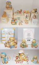 Cherished Teddies Bears Figurine Collectibles Lot of 15, Holidays,Boxes picture
