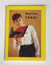 1967 Vintage Premium Cracker Jack Prize Hello 1980’s Book 8 Boy Saves 2000 Jobs picture