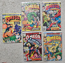 Omega The Unknown 1976 lot issue 1 2 3 7 9 Marvel 1st first appearance picture