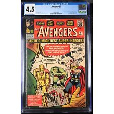 Avengers #1 (1963) CGC Graded 4.5 OW Pages AMAZING picture