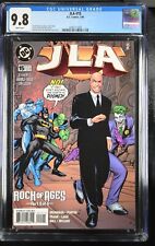 JLA #15 [1998] - CGC 9.8 - DC Comics - White Pages - JOKER / LEX LUTHOR picture