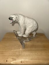 Retired Lord Of The Ice Polar Bear Franklin Mint 1986 Crystal Iceberg picture