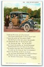 1926 Ford Model T Dogs Scene Car Camden South Carolina SC Vintage Postcard picture