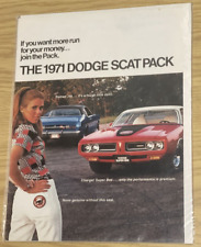 Vintage Charger R/T - Super Bee Demon Challenger R/T T/A Car Print Ad Man Cave picture