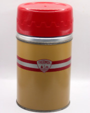 Vintage Thermos Brand Polly Red Top Vacuum Bottle Model No. 5054 picture