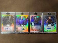 2022 Topps Star Wars Signature Series 4 Card Lot; 2x /10 picture