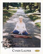 Cyndi Lauper Girls Just Want to Have Fun True Colors Signed Autograph Photo picture