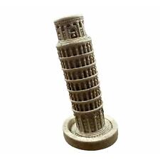 Leaning Tower of Pisa Travel Signed Souvenir Vtg Italy Resin Statue Collectible picture