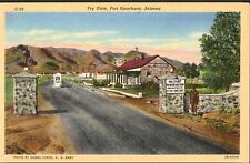 Postcard Fry Gate Fort Huachuca Arizona AZ c1943 picture