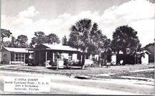 Vintage Postcard C-Esta Court Motel Sarasota Florida picture