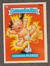 1987 Topps Garbage Pail Kids Series 11 Charged Marge (One Star Back) picture