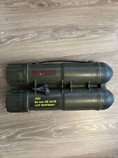 The Carl Gustaf 8.4 cm recoilless rifle Round Container 84mm HE 441D SN/27 picture