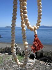 USA Seller Very Large Unique & Rare 11MM 108 Beads Recycled Bone Buddhist Mala picture