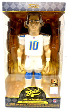 Justin Herbert 12” Funko Gold Chase NFL Los Angeles Chargers picture