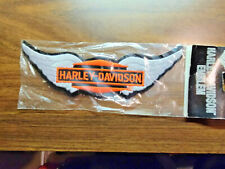 VINTAGE 2003 HARLEY DAVIDSON SILVER OUT WING PATCH picture