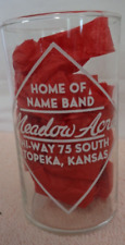 Vintage Meadow Acres Topeka KS Juice Glass - Home of Name Band picture