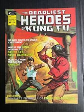 DEADLIEST HEROES OF KUNG FU #1 Summer 1975 Bruce Lee David Carradine Yakuza picture