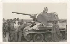 Original DDR Potsdam Photo WWII German Captured SOVIET RUSSIAN T-34 TANK 1119 picture