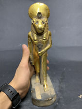 Egyptian Sekhmet Statue Ancient Antiques Goddess Of War Egyptian Pharaonic BC picture