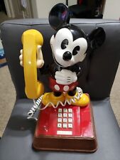VINTAGE RARE 1976 Disney Mickey Mouse Telephone Landline Push Button  picture