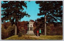 General Edward Braddocks Burial Place Monument Fall Autumn Historical Postcard picture
