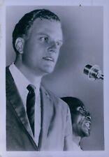 1960 Rev Billy Graham Speaking Press Photo picture
