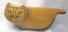 Vintage MCM Massimo Baldelli Golden Colored Cat Bank Italian Ceramic Signed #806 picture